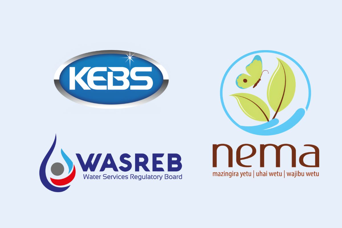 regulatory bodies enforcing water tank cleaning regulations Kenya.